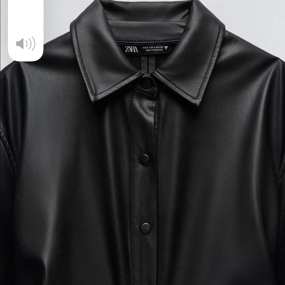 Faux leather black midi dress ❤️ Blogger favorite - Picture 6 of 7